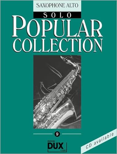 Popular Collection 9 Altsaxophon Solo: Saxophone Alto Solo